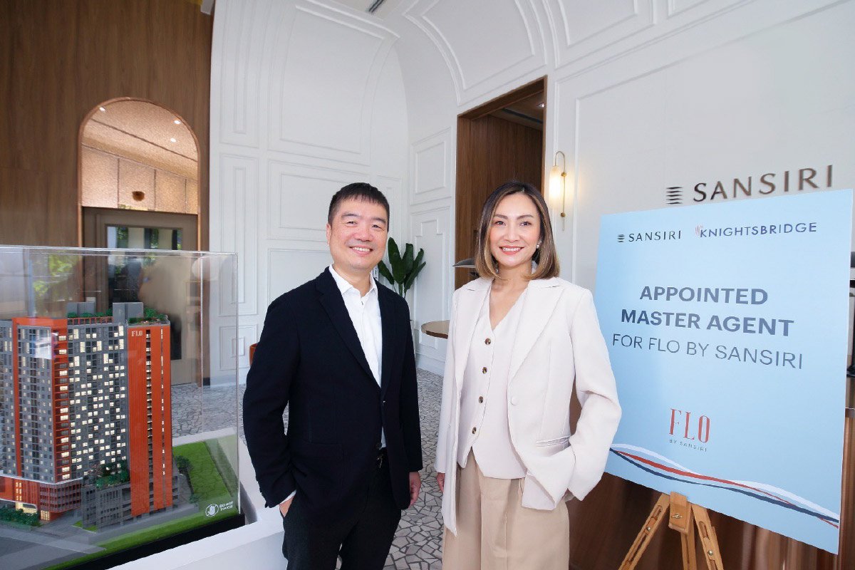 “SANSIRI” APPOINTS “KNIGHTBRIDGE PARTNERS” AS MASTER PROPERTY AGENT FOR "FLO BY SANSIRI" FIRST RIVER-VIEW CONDOMINIUM Sansiri Public Company Limited, Thailand’s most trusted full-service property developer and no.1 Thailand’s property with highest sales volume in international market